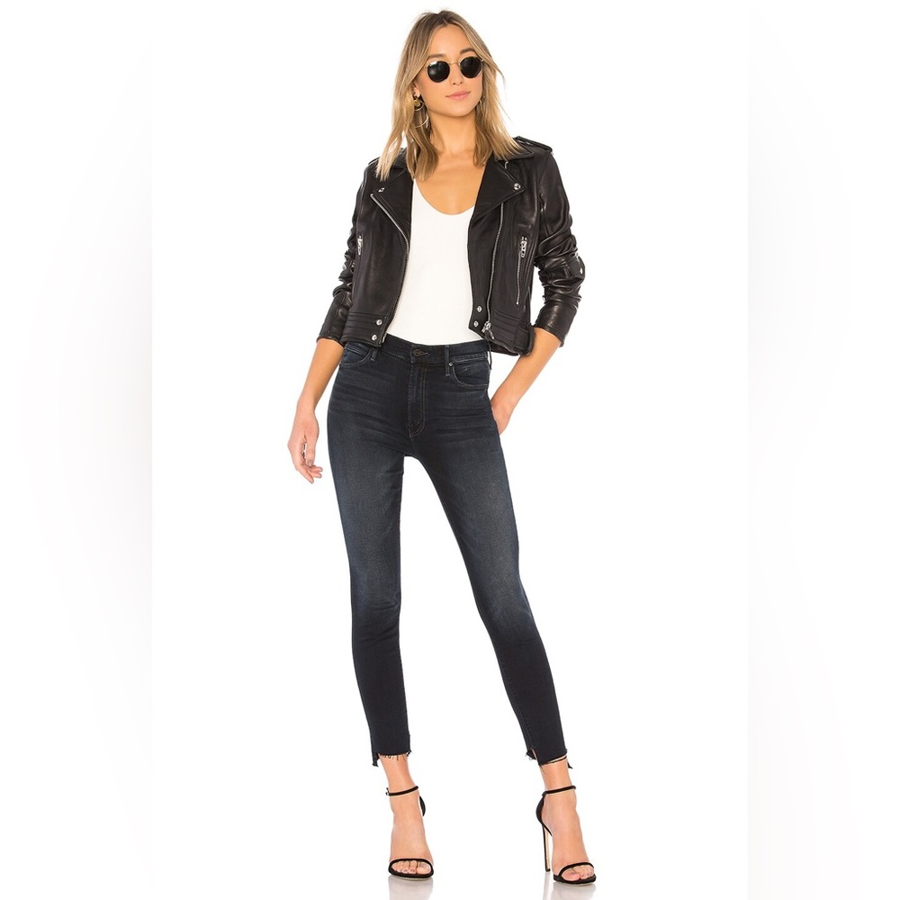 MOTHER denim The Stunner Zip Two Step Ankle Fray jeans, 26